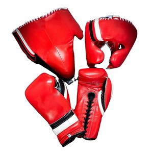 Conjunto de Boxeo Profesional de Alta Calidad para Sparring, Equipo de Combate con Logotipo Personalizado, Conjunto de Sparring al por Mayor, Conjunto de Entrenamiento de Cuero Genuino - Product Image 1