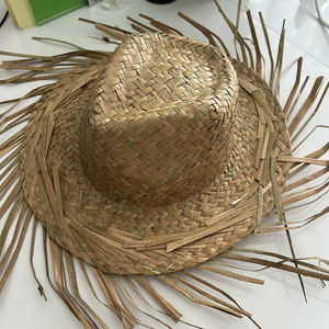 Sombrero de Paja Multifuncional de Moda 2025 para Cosplay, Playa, Fiesta, Viajes, Actuaciones, con Cordones y Detalles de Encaje, para Exteriores - Product Image 1
