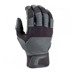 Gants de frappe en cuir noir avec fermeture auto-agrippante en tissu tricoté, unisexes, pour adultes, design durable - Product Image 3