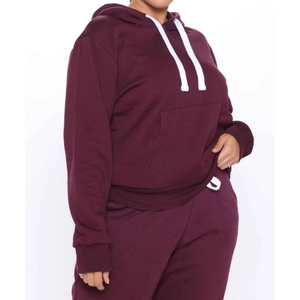 Survêtement en polaire personnalisé de haute qualité pour femmes, idéal pour l'entraînement – Trouvez un modèle similaire - Product Image 5