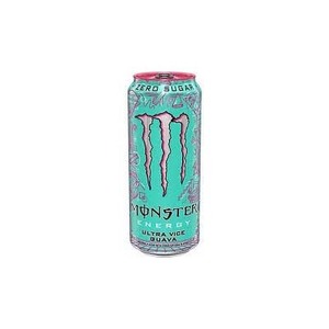 Bebida Energética Monster Ultra Vice Guava Sin Azúcar, Ultra Baja en Carbohidratos, Baja en Grasas, Sabor Dulce Carbonatado, Disponible en Bolsa a Granel - Product Image 1