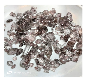 Magnifique pierre précieuse en quartz naturel clair, polie, de forme irrégulière, pierre brute pour designers de bijoux, projets DIY, bagues personnalisées, 100% authentique - Product Image 1