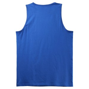 Custom Size <b>Men's</b> Tank Tops Blue Color Quick Dry Breathable Anti Shrink Fabric Sleeveless Crew Neck Gym Summer <b>Men</b> <b>Singlets</b> - Product Image 2