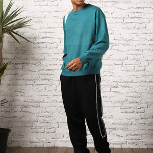 Sweat-shirt décontracté d'hiver de haute qualité 100% coton, coupe ample, construction légère, toucher doux, col rond confortable - Product Image 5