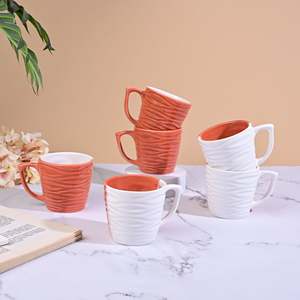 Juego de 6 Tazas de Cerámica Ember Kissed Red Earthstone - Product Image 6