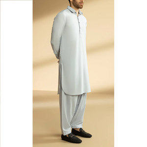 Traje Tradicional Shalwar Kameez para Hombre, Elegante, Mezcla de Algodón, Cómodo para Usar Todo el Día - Product Image 2