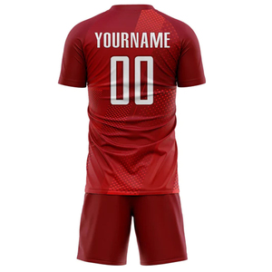 Latest Design Men Soccer Uniform with Shorts Sleeve Custom Size Sports Clothing Soccer Uniforms Set with Cheapest Rates - Product Image 2
