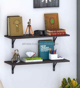 Chất lượng cao sắt và gỗ Kệ tường hoặc hiển thị <span class=keywords><strong>Rack</strong></span> cho tường trang trí nội thất, phòng khách trang trí nội thất tùy chỉnh - Product Image 3