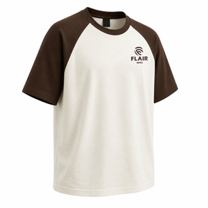 เสื้อยืดแร็กแลนสีขาวและสีน้ำตาลแบบสั่งทำพิเศษ – เสื้อยืดสตรีทแวร์ผ้าฝ้ายพรีเมียมทรงโอเวอร์ไซส์สำหรับผู้ชายและผู้หญิง - Product Image 4