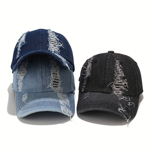 Gorra Trucker de Malla con Múltiples Paneles, 100% Poliéster, Lisa, Suave, Sin Estructura, Lavada, Desgastada, Ajustable, Estilo Papá - Product Image 1
