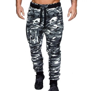 Pantalones Deportivos de Camuflaje Unisex para Hombre, Ligeros, de Tela Desgastada, Ropa Deportiva Informal, Impresión por Sublimación, Bordado para Gimnasio - Product Image 1