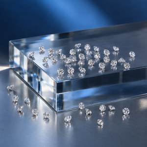 Diamant de laboratoire de qualité supérieure |   Diamant rond brillant, couleur GH, clarté VS, 0,040-0,075 CT, 2,1-2,6 MM, taille de précision, diamant non monté - Product Image 3