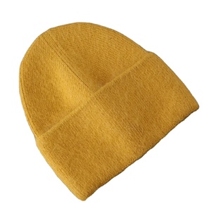 Sombrero de lana Polar de Color sólido para hombre, gorros para mujer, sombrero de Hip Hop de otoño, gorro cálido para hombre, gorra a prueba de viento para correr y ciclismo - Product Image 1