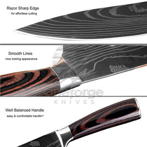 Ensemble de couteaux de chef sur mesure de qualité supérieure en stock, ensemble de couteaux de chef en matériaux de première qualité - Product Image 4