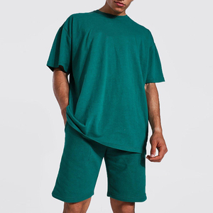 New Design Summer Moisture Wicking Breathable Active <b>Twin</b> <b>Set</b> for Men with Custom Printing and Color Trendy Sport Casual Wear - Product Image 4