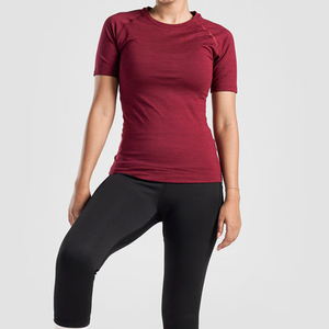 T-shirt personnalisé pour femme, T-shirt de compression pour homme, Vêtements de sport en Spandex pour la course, Hauts de fitness, Maillot de club, Tenue de sport amincissante - Product Image 4