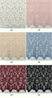 YX1457 Barocke Blumen-Guipure-Spitze 150GSM Polyester Wasserlösliche Stickerei für Damenkleider