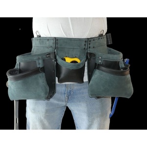 Cinturón de herramientas de electricista de cuero genuino de buena calidad, riñonera ligera, cinturón de herramientas de seguridad para proteger la cintura - Product Image 2