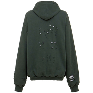 Sudadera con Capucha de Invierno para Hombre de Alta Calidad, Diseño Desgastado, Color Sólido, Logotipo Personalizado, Manga Larga, Corte Holgado, Diseño Tipo Manta, Cómoda, Varias Tallas - Product Image 2
