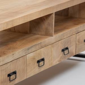 Mueble de TV Vandana Novara Ultra de Madera, Diseño Moderno y Minimalista de Consola de Entretenimiento en Madera Sólida - Product Image 2