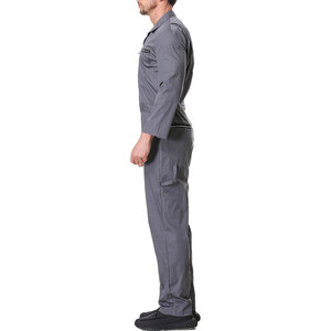 100% Cotton Reflective Safety Clothing <b>Men</b>’s <b>Work</b> Coveralls Uniform <b>for</b> Welding Repair Workshop Mechanics Protective Workwear - Product Image 4