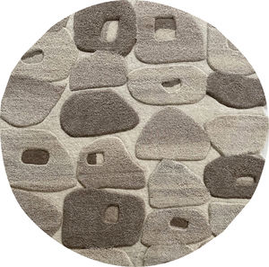 Tapis de luxe en laine tuftée à la main indienne, à poils longs, antidérapant, moderne, abstrait, personnalisable, haute qualité, pour intérieurs résidentiels, directement du fabricant - Product Image 2