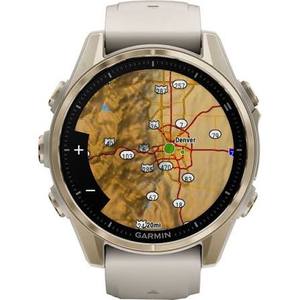 Montre connectée GPS 43 mm Gris brumeux Grès foncé Or doux AMOLED Saphir 8 Écran tactile Suivi d'activité - Product Image 6
