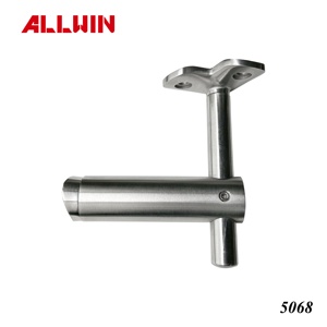 Contemporary Stainless Steel Wall Mount Handrail Bracket Modern Design DIY Installation for Stair Hotel Balcony <b>Deck</b> Railings - Product Image 6