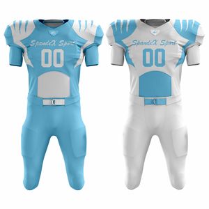 Uniforme de Fútbol Americano Sublimado Personalizado, Jersey Reversible, Pantalones Cortos Unisex para Equipos, Transpirables, Tallas Grandes, Estampados, Verano, Secado Rápido - Product Image 1