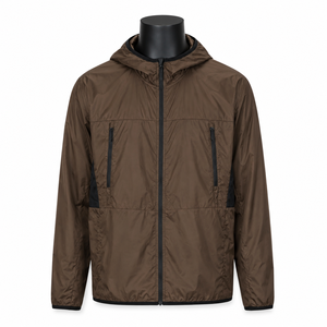 Chaqueta Cortavientos Unisex Personalizada, Impermeable, Ecológica, Ligera, con Cierre, para Invierno, Fabricante y Proveedor OEM ODM - Product Image 1