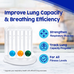 Spirometro Portatile per Esercizi Polmonari - Dispositivo di Allenamento Respiratorio con Disinfezione all'Ozono - Product Image 5