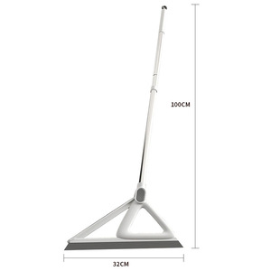 Dropshipping Shopify Upgraded Large Silicone <b>Squeegee</b> <b>Floor</b> Scraper For Bathroom Hair No Wrap Magic Broom - Product Image 2