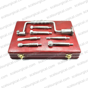 Juego de Taladros Ortopédicos Hudson de la Mejor Calidad, Taladro Manual de Acero Inoxidable para Huesos, Juego de Instrumentos Quirúrgicos - Product Image 5