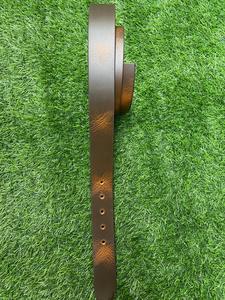 Ceinture en cuir de vachette noir avec boucle à ardillon, bord tressé, logo personnalisé, pour homme, usage quotidien, accessoires pour homme, ceinture en cuir pour homme - Product Image 5