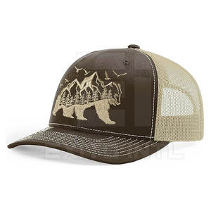 Casquette de camionneur en maille de coton de haute qualité avec logo personnalisé, casquettes de camionneur personnalisées, casquettes de camionneur brodées en 3D - Product Image 4