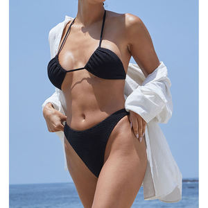 New Female Summer Front Customized Sublimation Printed Quick Dry High Quality Animal Print 2 Bikini Sets for Beachwear - Product Image 5