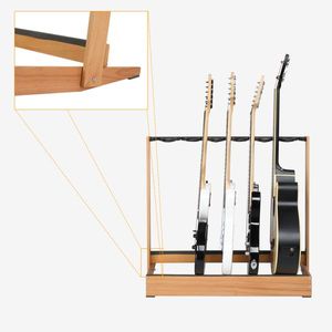 Support de guitare pliable en bois dur, en métal ondulé, pour guitares électriques et acoustiques, gain de place pour la maison et le studio - Product Image 5