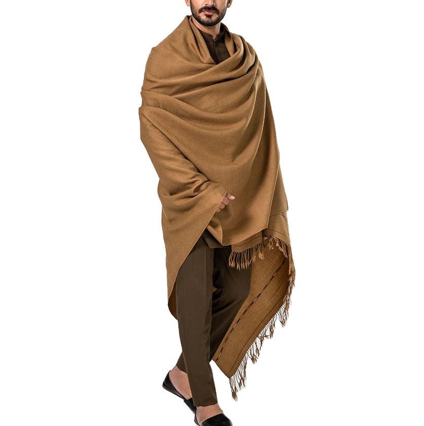 Men's Cashmere Shawls Solid Color Casual Breathable Wholesale OEM