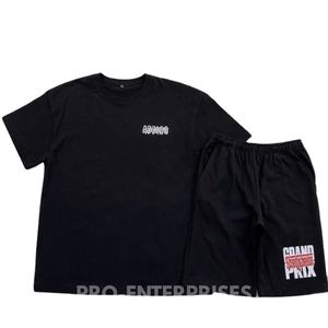 Conjunto de camisetas oversize de alta calidad para hombre, 100% algodón, de gran gramaje, con estampado serigrafiado. - Product Image 1