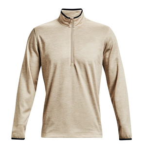 Pull-over décontracté à manches longues et col rond en maille beige pour adultes, résistant à l'eau, respirant, anti-rétrécissement, anti-plis, en polyester, idéal pour l'automne - Product Image 1