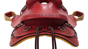 Selle de monte western en cuir faite à la main avec arceau en fibre et quincaillerie en acier inoxydable – Équipement équestre durable pour un siège confortable en randonnée ou à la ferme - Product Image 5