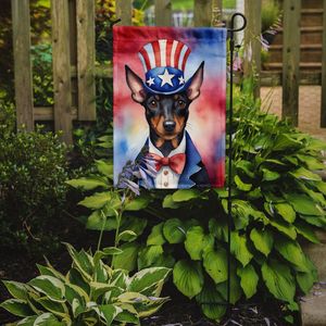 Manchester Terrier patriotique américain multicolore jardin drapeau boîte aux lettres décoratif cour drapeau bannière pour Patio oeuvre parterres de fleurs - Product Image 2