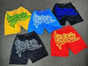 Hot Selling Custom Vintage 100% Cotton Running Basketball Sports Men's Sweat <b>Mesh</b> Shorts Eco-Friendly Quick Dry Breathable Short - Product Image 2