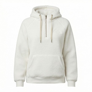 Sudadera con Capucha de Sherpa Personalizada a la Moda para Mujer, Chaqueta Cálida de Invierno Informal, Ropa de Abrigo Térmica de Forro Polar, Sudadera con Capucha Acogedora - Product Image 1
