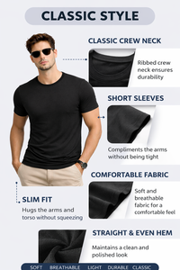 Camiseta de Cuello Redondo 100% Algodón para Hombre con Logotipo Personalizado, Servicio OEM, Camisetas Lisas al por Mayor, Impresión, Bordado, Ropa Deportiva Personalizada, Entrega Rápida - Product Image 6