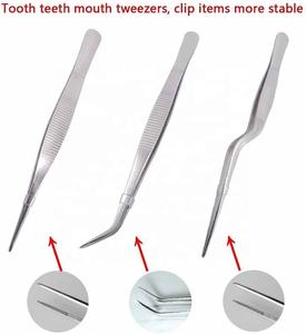 Pince à pansement pour le pouce finition satinée dentelée pince à épiler en acier inoxydable de qualité chirurgicale pince à dissection chirurgicale BY VIDIFIVE - Product Image 4