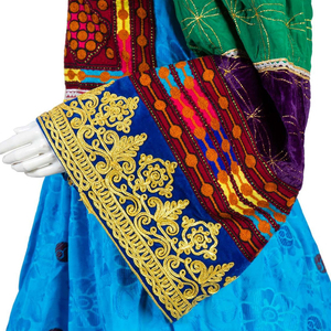 El Mejor Vestido Étnico Tribal Banjara Vintage, Vestido Kutchi Afgano/Pakistaní, Vestido Tradicional Multicolor para Fiesta Kutchi - Product Image 5