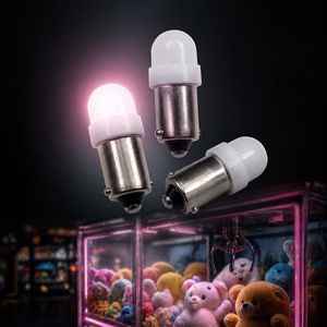 หลอดไฟ LED HYUGA สำหรับเครื่องพินบอล 2SMD 6.3V เครื่องเกมคีบตุ๊กตา ช่องใส่เหรียญ 2835 ปลั๊กอเนกประสงค์ AC/DC ใช้ภายในอาคาร - Product Image 3