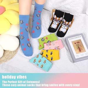 Chaussettes d'hiver décontractées pour hommes de qualité supérieure, respirantes, confortables, en tricot Spandex/Nylon, résistantes aux déchirures, personnalisables, couleur unie - Product Image 4