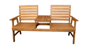 Canapé deux places en contreplaqué de pin américain, durable, moderne, pour l'extérieur, idéal pour les hôtels et les maisons de campagne. - Product Image 3